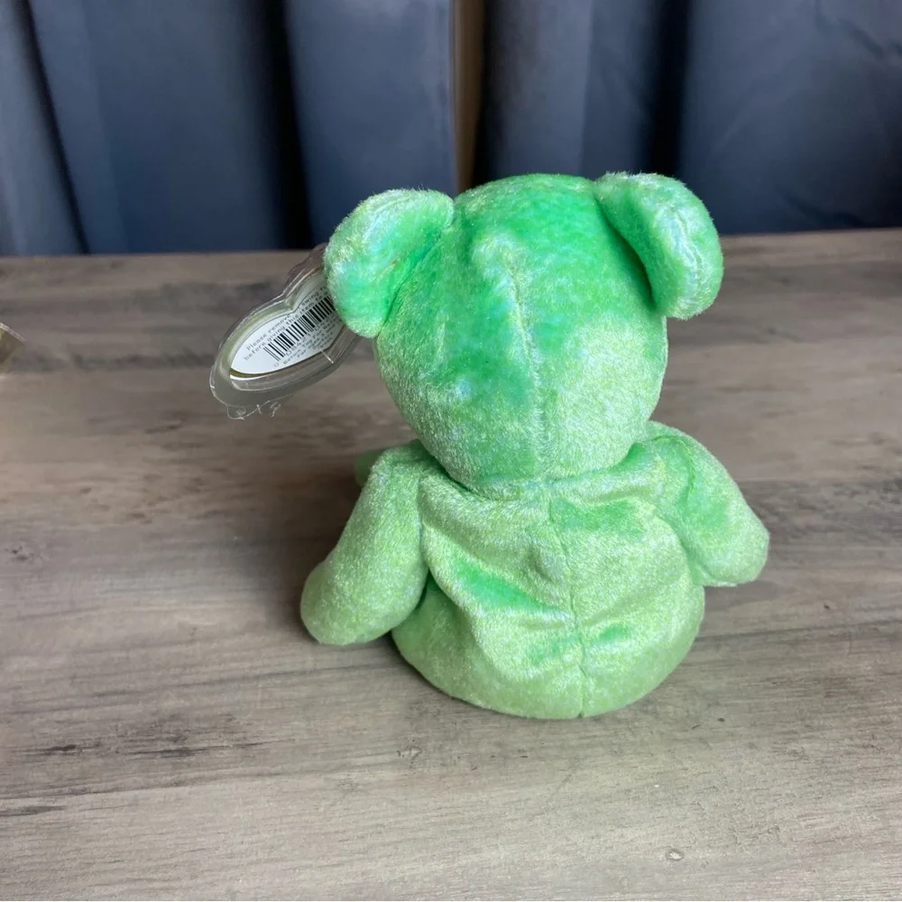 Ty Green Soccer Bear Plush‎ Toy